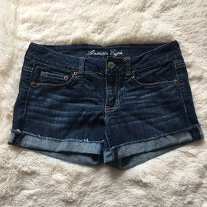 American Eagle Dark Blue Shorts